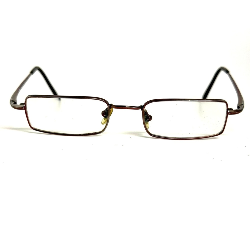 Ray-Ban RB6071 2517 Burgundy Rectangular Metal Eyeglass Frames 47-19-135 Italy